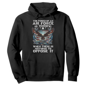 The Power Of An Air Force Is Terrific When There Is Nothing To Oppose It Hoodie Veteran Winston Churchill Quote TS11 Black Print Your Wear