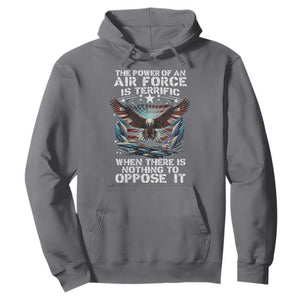 The Power Of An Air Force Is Terrific When There Is Nothing To Oppose It Hoodie Veteran Winston Churchill Quote TS11 Charcoal Print Your Wear