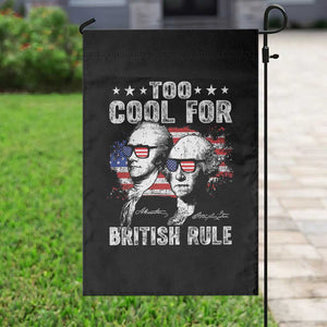 Too Cool For British Rule Garden Flag USA American Flag 4th of July TS10 Print Your Wear