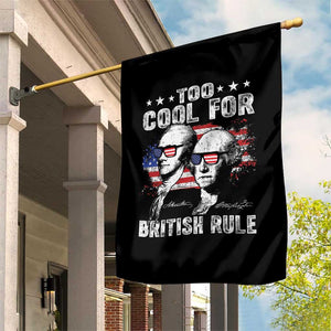 Too Cool For British Rule Garden Flag USA American Flag 4th of July TS10 Print Your Wear