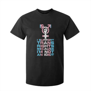 Trans Ally T Shirt For Kid Transgender Pride Flag Support TS10 Black Print Your Wear