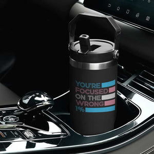 Trans Rights Flip Straw Tumbler Transgender LGBTQ Queer Pride Ally Social Justice TS10 Print Your Wear