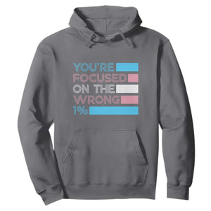 Trans Rights Hoodie Transgender LGBTQ Queer Pride Ally Social Justice TS10 Charcoal Print Your Wear
