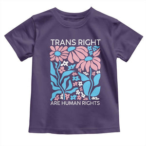 Trans Rights Toddler T Shirt Protect Trans Social Justice LGBT TS10 Purple Print Your Wear