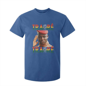 Traoré 2025 T Shirt For Kid African President Burkina Faso TS02 Royal Blue Print Your Wear