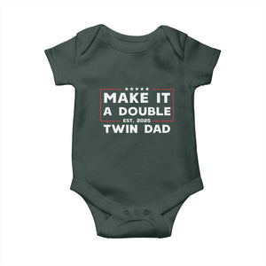 Twin Dad Baby Onesie Make It A Double Funny New Dad Fathers Day TS10 Print Your Wear