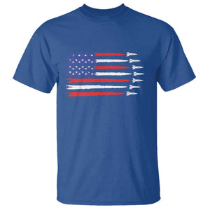 USA Flag Rocket T Shirt Patriotic Space Red White Blue 4th of July TS10 Royal Blue Print Your Wear