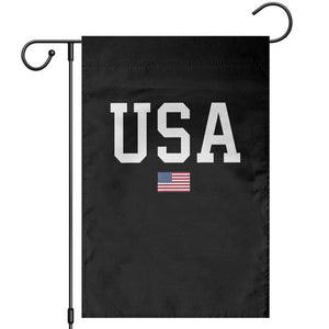 USA Garden Flag Patriotic American Flag TS02 Black Print Your Wear