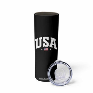 USA Skinny Tumbler American Flag Patriotic 4th of July TS10 Print Your Wear