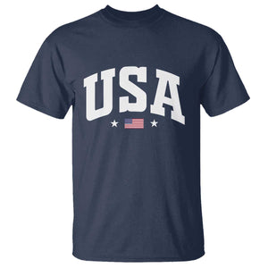 USA T Shirt American Flag Patriotic 4th of July TS10 Navy Print Your Wear