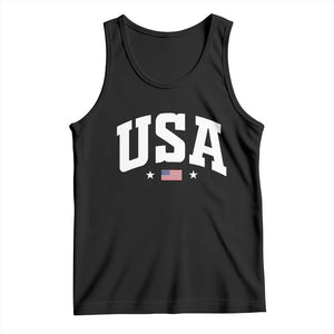 USA Tank Top American Flag Patriotic 4th of July TS10 Black Print Your Wear