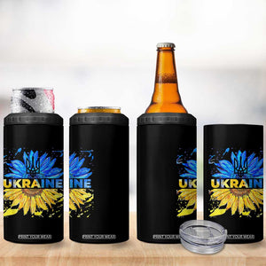 Ukraine Sunflower Ukrainian Flag 4 in 1 Can Cooler Tumbler TS10 Print Your Wear