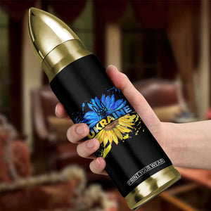 Ukraine Sunflower Ukrainian Flag Bullet Tumbler TS10 Print Your Wear