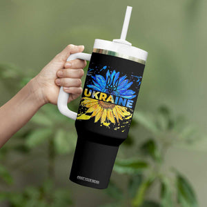 Ukraine Sunflower Ukrainian Flag Tumbler With Handle TS10 Print Your Wear