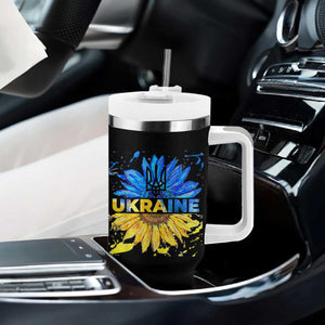 Ukraine Sunflower Ukrainian Flag Tumbler With Handle TS10 Print Your Wear