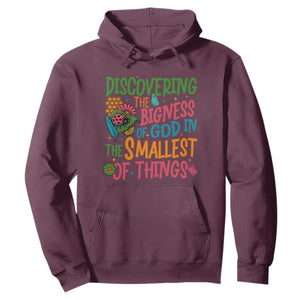 VBS 2025 Insects Adventure Hoodie Discovering the Bigness of God in the Smallest of Things TS02 Maroon Print Your Wear
