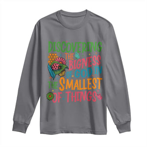 VBS 2025 Insects Adventure Long Sleeve Shirt Discovering the Bigness of God in the Smallest of Things TS02 Charcoal Print Your Wear