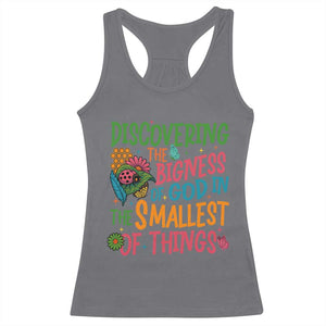 VBS 2025 Insects Adventure Racerback Tank Top Discovering the Bigness of God in the Smallest of Things TS02 Charcoal Print Your Wear