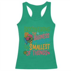 VBS 2025 Insects Adventure Racerback Tank Top Discovering the Bigness of God in the Smallest of Things TS02 Irish Green Print Your Wear