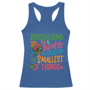 VBS 2025 Insects Adventure Racerback Tank Top Discovering the Bigness of God in the Smallest of Things TS02 Royal Blue Print Your Wear