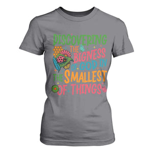 VBS 2025 Insects Adventure T Shirt For Women Discovering the Bigness of God in the Smallest of Things TS02 Charcoal Print Your Wear