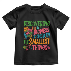 VBS 2025 Insects Adventure Toddler T Shirt Discovering the Bigness of God in the Smallest of Things TS02 Black Print Your Wear