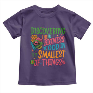 VBS 2025 Insects Adventure Toddler T Shirt Discovering the Bigness of God in the Smallest of Things TS02 Purple Print Your Wear