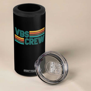 VBS Crew 4 in 1 Can Cooler Tumbler Vacation Bible School Church Camp Retro Vintage TS10 Print Your Wear