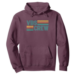 VBS Crew Hoodie Vacation Bible School Church Camp Retro Vintage TS10 Maroon Print Your Wear