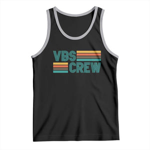 VBS Crew Tank Top Vacation Bible School Church Camp Retro Vintage TS10 Black Athletic Heather Print Your Wear