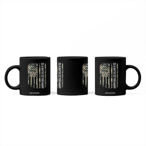 Veteran Suicide Awareness Coffee Mug USA Flag 22 A Day Is 22 Too Many TS02 Print Your Wear