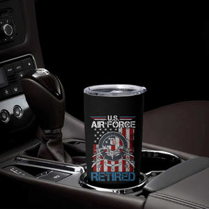 Veteran US Air Force Retired Tumbler Cup Vintage American Flag TS11 Print Your Wear