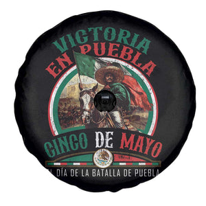 Victoria En Puebla Cinco De Mayo Spare Tire Cover Battle of Puebla History Of Mexico TS11 Print Your Wear