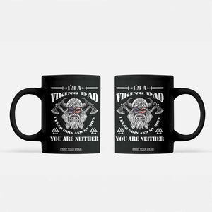 Viking Dad Coffee Mug I Fear Odin And My Wife TS09 Black Print Your Wear