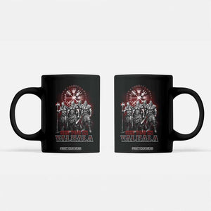 Viking Warrior Coffee Mug See You In Valhalla TS09 Black Print Your Wear