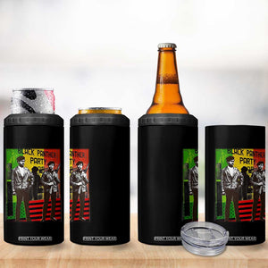 Vintage Black Panther Party 4 in 1 Can Cooler Tumbler Black History Self Defense Huey Newton Bobby Seale TS10 Print Your Wear