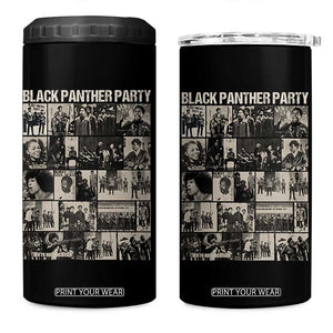 Vintage Black Panther Party 4 in 1 Can Cooler Tumbler Huey P. Newton Bobby Seale Black History Month Juneteenth TS10 One Size: 16 oz Black Print Your Wear