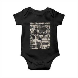 Vintage Black Panther Party Baby Onesie Huey P. Newton Bobby Seale Black History Month Juneteenth TS10 Black Print Your Wear