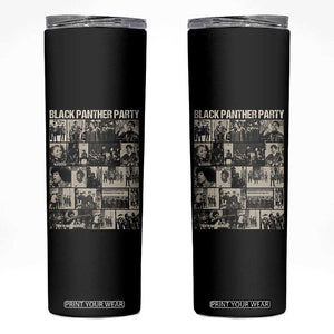 Vintage Black Panther Party Skinny Tumbler Huey P. Newton Bobby Seale Black History Month Juneteenth TS10 Black Print Your Wear