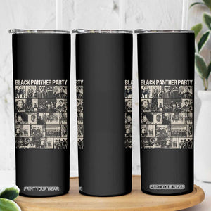 Vintage Black Panther Party Skinny Tumbler Huey P. Newton Bobby Seale Black History Month Juneteenth TS10 Print Your Wear