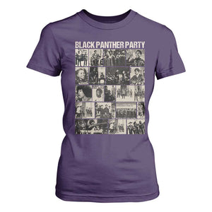Vintage Black Panther Party T Shirt For Women Huey P. Newton Bobby Seale Black History Month Juneteenth TS10 Purple Print Your Wear