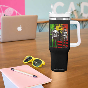 Vintage Black Panther Party Tumbler With Handle Black History Self Defense Huey Newton Bobby Seale TS10 Print Your Wear