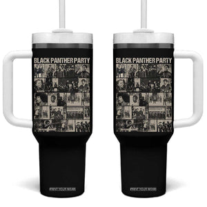 Vintage Black Panther Party Tumbler With Handle Huey P. Newton Bobby Seale Black History Month Juneteenth TS10 One Size: 40 oz Black Print Your Wear