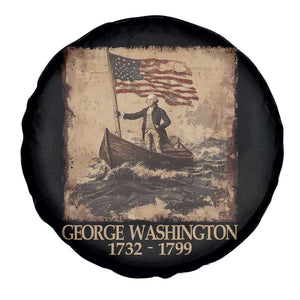Vintage George Washington Spare Tire Cover 4th Of July Patriotic Gift TS10 Print Your Wear