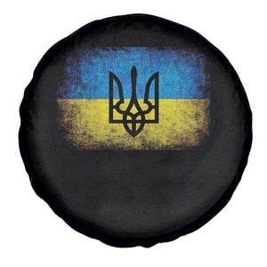 Vintage Ukraine Ukrainian Flag Spare Tire Cover Ukrainians Gifts TS10 Print Your Wear