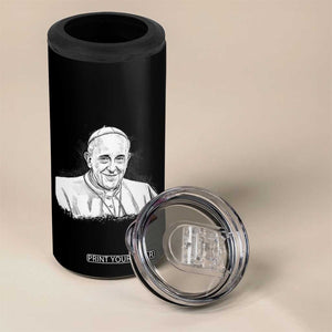 Viva il Papa Pope Francis 4 in 1 Can Cooler Tumbler Thank You Papa Catholic Tribute TS02 Print Your Wear