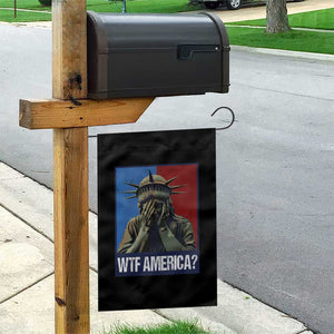 WTF America Garden Flag Humor Statue of Liberty TS10 Print Your Wear