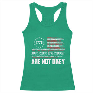 We Are Not Okay Racerback Tank Top US Flag We The People TS10 Irish Green Print Your Wear