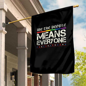 We The People Means Everyone Lgbt Equality Garden Flag TS10 Print Your Wear
