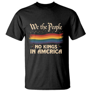 We The People No Kings In America T Shirt Pride Month LGBTQ TS10 Black Print Your Wear